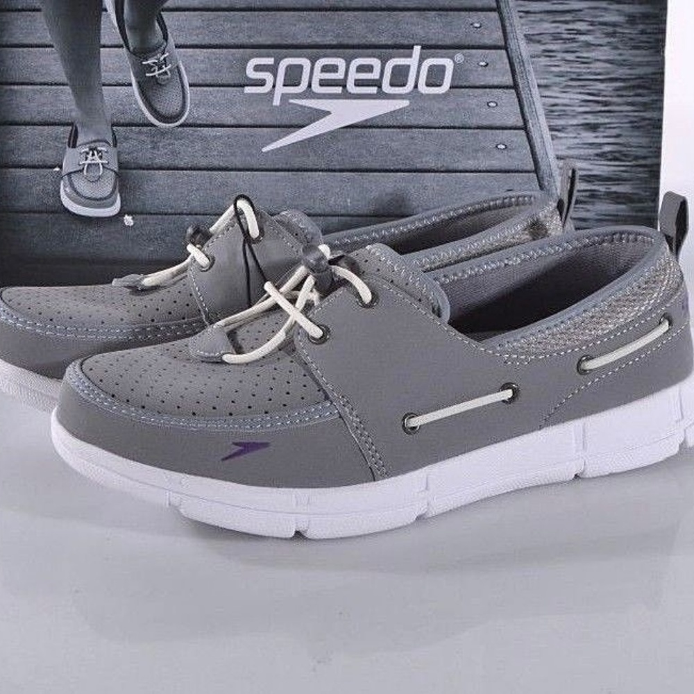 Speedo Women's Gray Boat Shoes